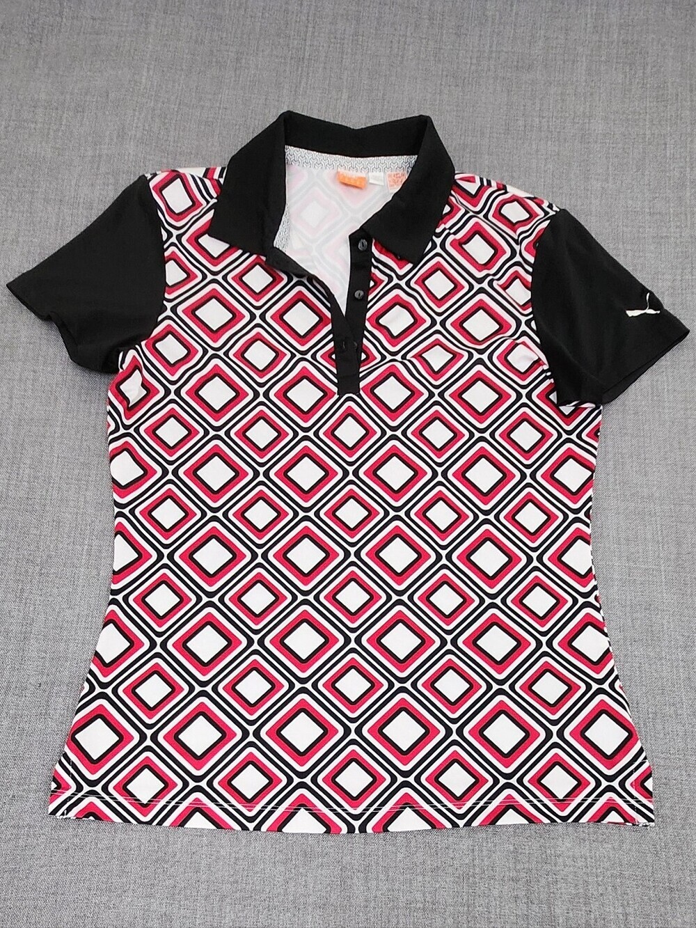 Puma Dry Cell Lightweight Stretch Athletic Golf/ Tennis Polo Shirt. Small - Picture 2 of 9
